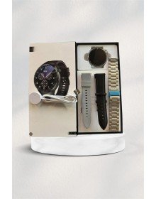 Akıllı Saat Amoled Ekran Bluetooth Bağlantılı Sesli Görüşme Nabız Ölçer