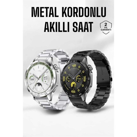 Akıllı Saat Bildirim Görme Amoled Ekran GPS Uyumlu Sesli Görüşme