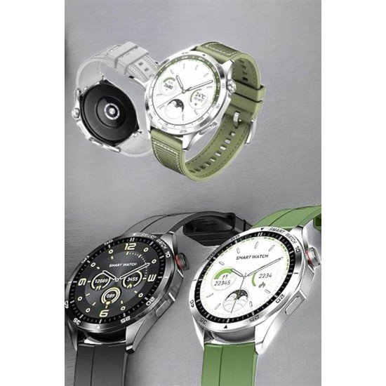 Akıllı Saat Bildirim Görme Sesli Görüşme Çoklu Kordon GPS Takibi