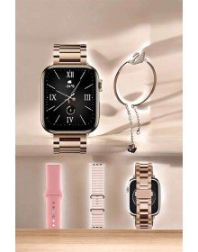 Akıllı Saat Bileklik Hediyeli Uzun Pil Ömrü GPS Takibi