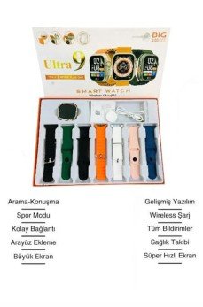 Akıllı Saat Bluetooth Bağlantılı 2.09 İnç HD Ekran ve Çok Yönlü Sağlık Takibi Akıllı Saat Bluetooth Bağlantılı 2.09 İnç HD Ekran ve Çok Yönlü Sağlık Takibi