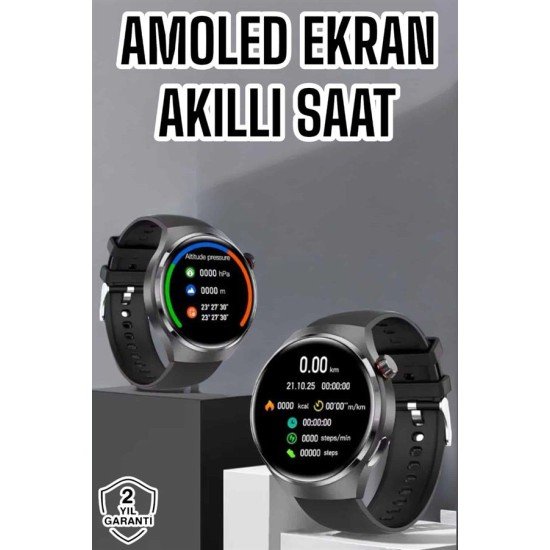Akıllı Saat Bluetooth Bağlantılı Amoled Ekran Uyku ve Sağlık Takibi Akıllı Saat Bluetooth Bağlantılı Amoled Ekran Uyku ve Sağlık Takibi
