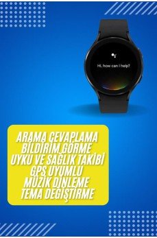 Akıllı Saat Çok Fonksiyonlu Çağrı Cevaplayabilen Bildirim Görme Uzun Pil Ömrü