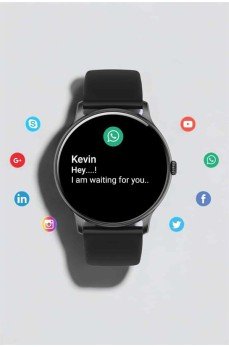 Akıllı Saat Çok Fonksiyonlu Sesli Görüşme NFC Uyumlu Amoled Ekran