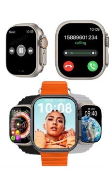 Akıllı Saat Çok Fonksiyonlu Unısex Sosyal Medya Girişli Bluetooth Bağlantılı