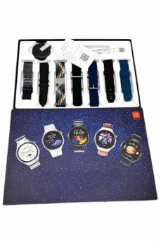 Akıllı Saat Çoklu Kordon Seçenekli Dokunmatik Ekran Nabız Sensörlü Akıllı Saat Çoklu Kordon Seçenekli Dokunmatik Ekran Nabız Sensörlü