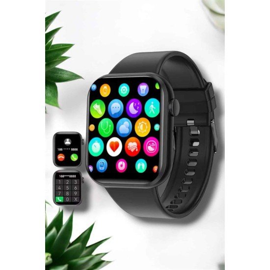 Akıllı Saat iOS ve Android ile Uyumlu Şık ve Çok Fonksiyonlu