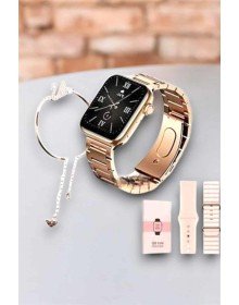 Akıllı Saat Kadınlara Uyku Ve Sağlık Takibi Yapabilen Bileklik Hediyeli