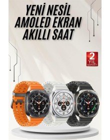 Akıllı Saat Müzik Dinleme Nabız Ölçer NFC ve GPS Uyumlu Sesli Asistan