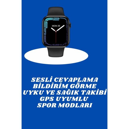 Akıllı Saat Nabız Ölçebilen Adımsayar Kalori Hesaplama Tema Değiştirme GPS Uyumlu