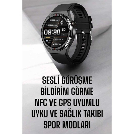 Akıllı Saat Nabız Sensörlü Bildirim Görebilen Spor Modları GPS Takibi Akıllı Saat Nabız Sensörlü Bildirim Görebilen Spor Modları GPS Takibi