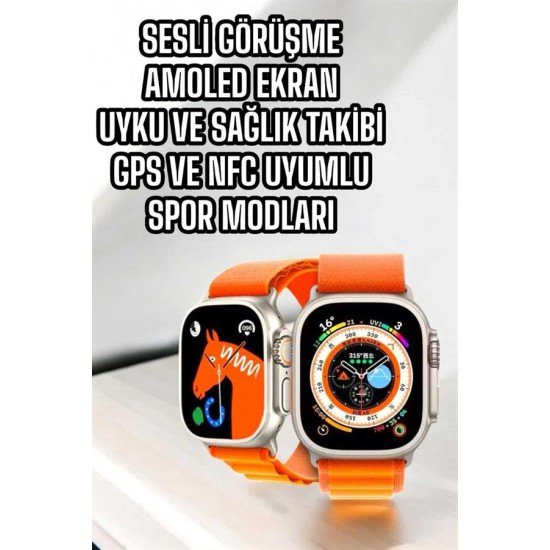 Akıllı Saat NFC ve GPS Uyumlu Uyku ve Sağlık Takibi Sesli Görüşme Akıllı Saat NFC ve GPS Uyumlu Uyku ve Sağlık Takibi Sesli Görüşme