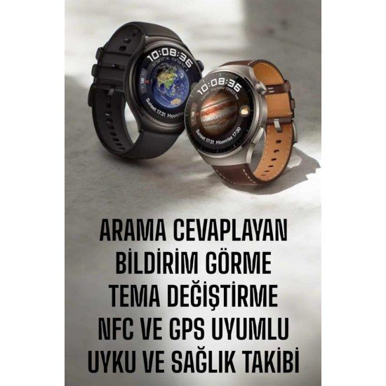 Akıllı Saat Sesli Görüşme, NFC Uyumlu, Bildirim Görme ve Uyku ve Sağlık Takibi