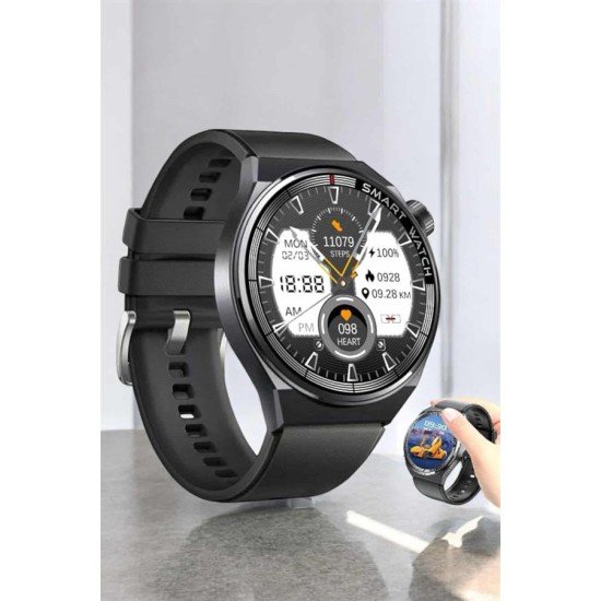 Akıllı Saat Uyku Ve Sağlık Takibi Bildirim Görme Arama Cevaplama