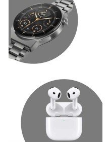 Akıllı Saat ve Kulaklık Seti Bildirim Görme Arama Cevaplama ANC Özelliği