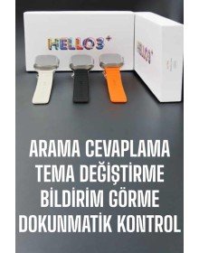 Akıllı Saat Yeni Nesil Sesli Asistan Uyku ve Sağlık Takibi Adımsayar