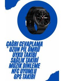 Akıllı Saat Yeni Nesil Üç Kordonlu Nabız Ölçer Çağrı Cevaplama