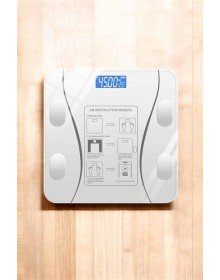 Akıllı Tartı Dijital Baskül Yağ Su Kas Vücut Kitle Kilo Ölçer Tartı