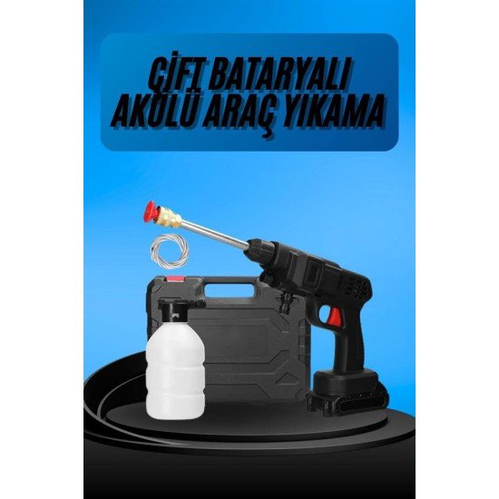 Akülü Oto Araç Yıkama Yüksek Basınçlı Araba Yıkama Makinesi Şarjlı Akülü Oto Araç Yıkama Yüksek Basınçlı Araba Yıkama Makinesi Şarjlı