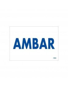 Amabar Uyarı Levhası 17,5x25 KOD:1652