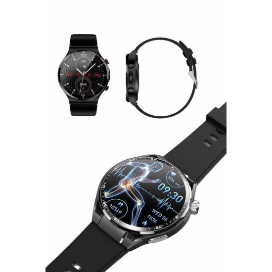 Amoled Ekran Akıllı Saat Üç Kordonlu İOS Android Uyumlu Amoled Ekran Akıllı Saat Üç Kordonlu İOS Android Uyumlu