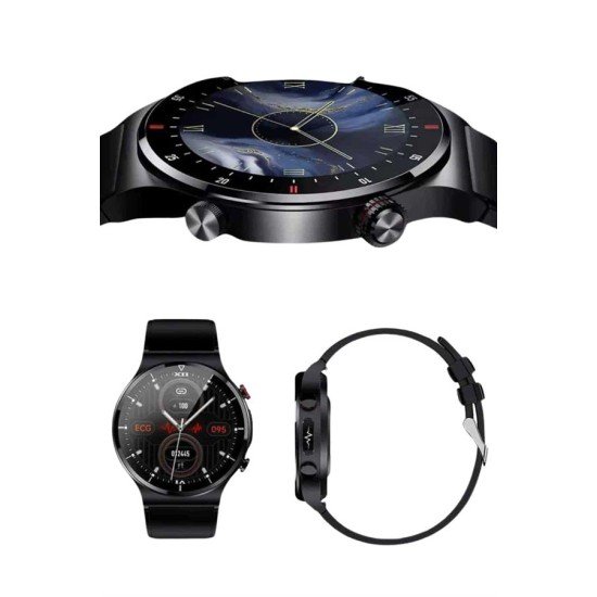 Amoled Ekran Metal Deri Silikon Kordonlu Uyku ve Sağlık Takibi Amoled Ekran Metal Deri Silikon Kordonlu Uyku ve Sağlık Takibi