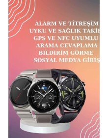ANC Özellikli Bluetooth Kulaklık ve Amoled Ekran Akıllı Saat Uyku ve Sağlık Takibi Nabız Ölçer