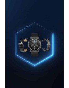 ANC Özellikli Bluetooth Kulaklık ve Amoled Ekran Akıllı Saat Uyku ve Sağlık Takibi Nabız Ölçer