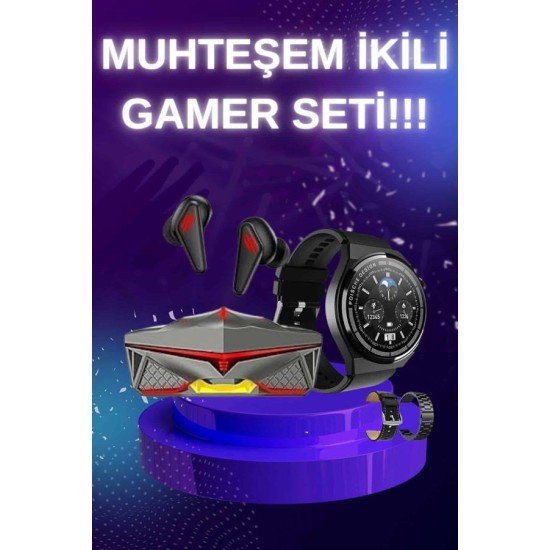 ANC Özellikli Bluetooth Kulaklık ve Amoled Ekran Akıllı Saat Uyku ve Sağlık Takibi Nabız Ölçer ANC Özellikli Bluetooth Kulaklık ve Amoled Ekran Akıllı Saat Uyku ve Sağlık Takibi Nabız Ölçer