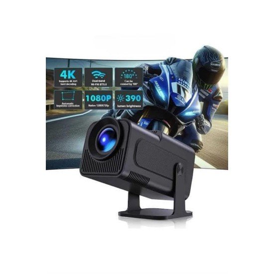 Android Projeksiyon Siyah Taşınabilir Sinema Projektörü 4k 1080p Ev Sineması Bluetooth Android Projeksiyon Siyah Taşınabilir Sinema Projektörü 4k 1080p Ev Sineması Bluetooth