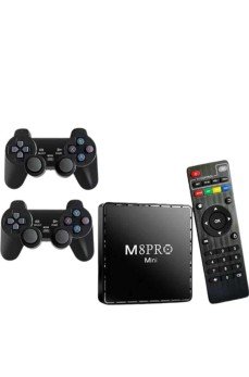 Android Tv Box 2.4g 10k Ultra Hd 2gb Ram 64gb Hafıza 10000 Retro Oyunlu Konsol Game Stick M8 Pro Android Tv Box 2.4g 10k Ultra Hd 2gb Ram 64gb Hafıza 10000 Retro Oyunlu Konsol Game Stick M8 Pro