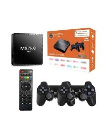 Android Tv Box 2.4g 10k Ultra Hd 2gb Ram 64gb Hafıza 10000 Retro Oyunlu Konsol Game Stick M8 Pro