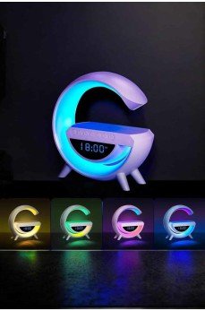 Android Uyumlu Akıllı Bluetooth Hoparlör Kablosuz Şarj Cihazı Standı