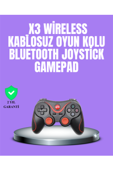 Android Uyumlu Gamepad X3 Game Stick Oyun Kolu Bluetooth Bağlantılı