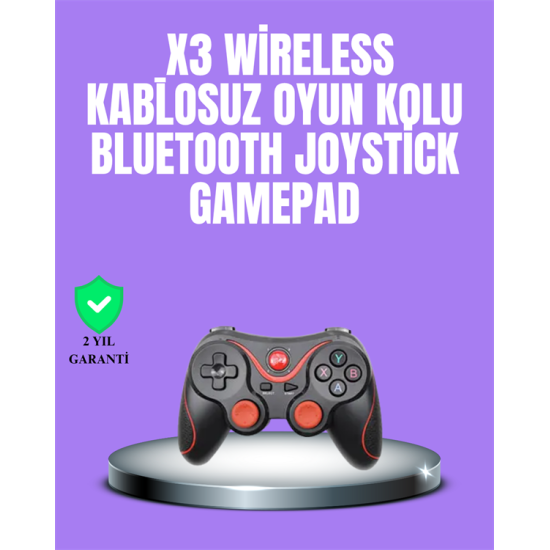 Android Uyumlu Gamepad X3 Game Stick Oyun Kolu Bluetooth Bağlantılı Android Uyumlu Gamepad X3 Game Stick Oyun Kolu Bluetooth Bağlantılı