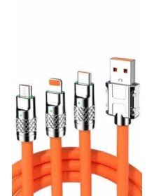 Android ve İOS Uyumlu 180 Derece Type-c Şarj Kablosu