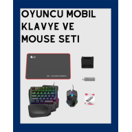 Android Uyumlu Klavye Mouse Oyun Seti – Gecikmesiz Bağlantı, Tak-Çalıştır Özellikli