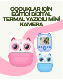 Anında Yazdıran Kamera – Çocuklara Uygun, Hafif ve Renkli