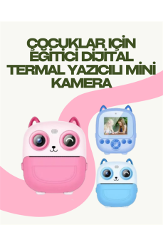 Anında Yazdıran Kamera – Çocuklara Uygun, Hafif ve Renkli