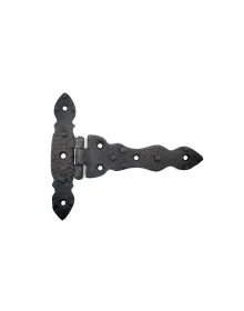 Antika Tarz Dekoratif Pirinç Kuyruklu Düğmeli Menteşe No2 - 138x167 mm, Oksit