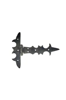 Antika Tarz Dekoratif Pirinç Kuyruklu Lale Menteşe - 147x193 mm, Oksit Antika Tarz Dekoratif Pirinç Kuyruklu Lale Menteşe - 147x193 mm, Oksit