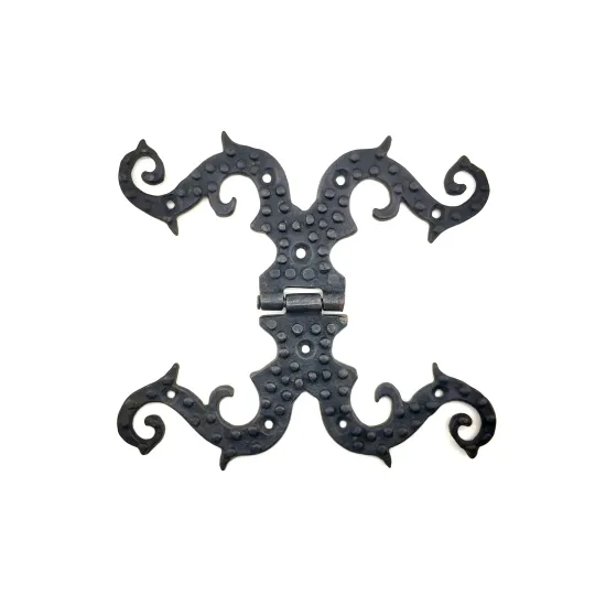 Antika Tarz Dekoratif Pirinç Süslü Menteşe - 190x170 mm, Oksit Antika Tarz Dekoratif Pirinç Süslü Menteşe - 190x170 mm, Oksit