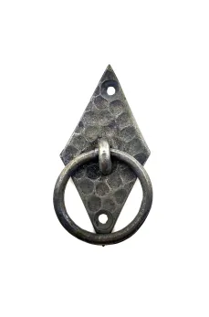 Antika Tarz Dekoratif Pirinç Dik Baklava Halka , Mobilya Kulbu - 82x41 mm, Oksit Antika Tarz Dekoratif Pirinç Dik Baklava Halka , Mobilya Kulbu - 82x41 mm, Oksit