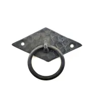 Antika Tarz Dekoratif Pirinç Yan Baklava Kapı Kulbu - 41x82 mm, Oksit Antika Tarz Dekoratif Pirinç Yan Baklava Kapı Kulbu - 41x82 mm, Oksit