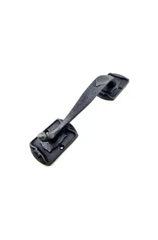 Antika Tarz Dekoratif Pirinç Ayak Tip Büyük Kapı Çekme Kolu - 220x50mm, Oksit