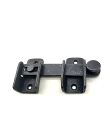 Antika Tarz Dekoratif Pirinç Kapı Mandalı - 57x115 mm, Oksit