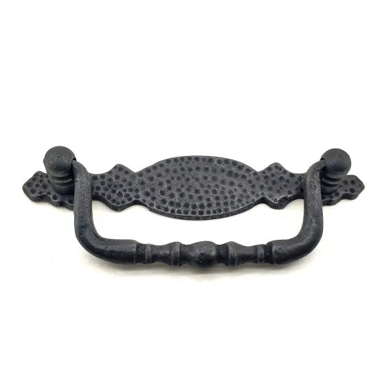 Antika Tarz Dekoratif Pirinç Dövme Sallantı Kapı Kulbu - 43x118 mm, Oksit Antika Tarz Dekoratif Pirinç Dövme Sallantı Kapı Kulbu - 43x118 mm, Oksit