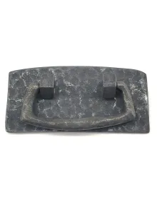 Antika Tarz Dekoratif Pirinç Otantik Dövme Kapı Kulbu - 45x90 mm, Oksit