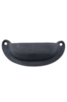 Antika Tarz Dekoratif Pirinç Düz Tas Mobilya Kulbu - 37x87 mm, Oksit Antika Tarz Dekoratif Pirinç Düz Tas Mobilya Kulbu - 37x87 mm, Oksit