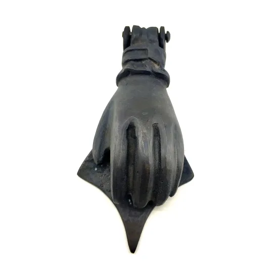 Antika Tarz Dekoratif Pirinç El Kapı Tokmağı, Taktak - 167x75 mm, Oksit Antika Tarz Dekoratif Pirinç El Kapı Tokmağı, Taktak - 167x75 mm, Oksit